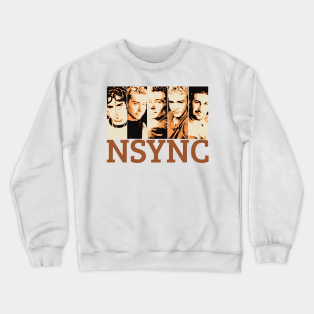 Nsync Vintage Potrait Crewneck Sweatshirt by mnd_Ξkh0s